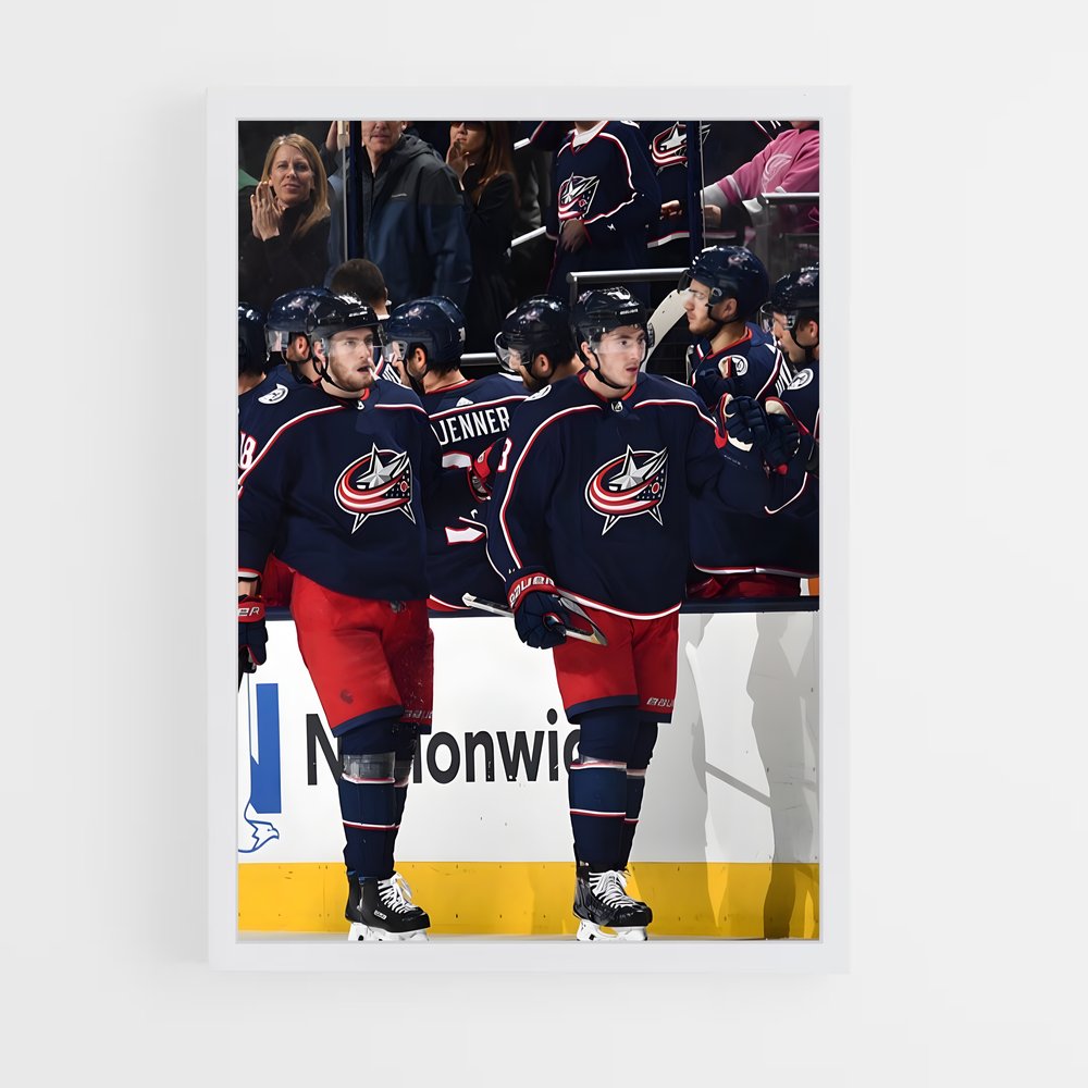 Poster Vers le Playoff – affiche Hockey sur glace (vue 3)